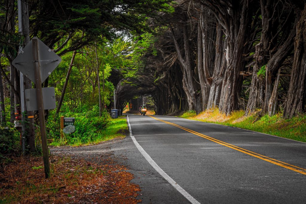 Driving or riding a motorcycle is a great way to travel on a 4-Day Solo Getaway to Santa Cruz, California. Photo © Hari Panicker for Unsplash